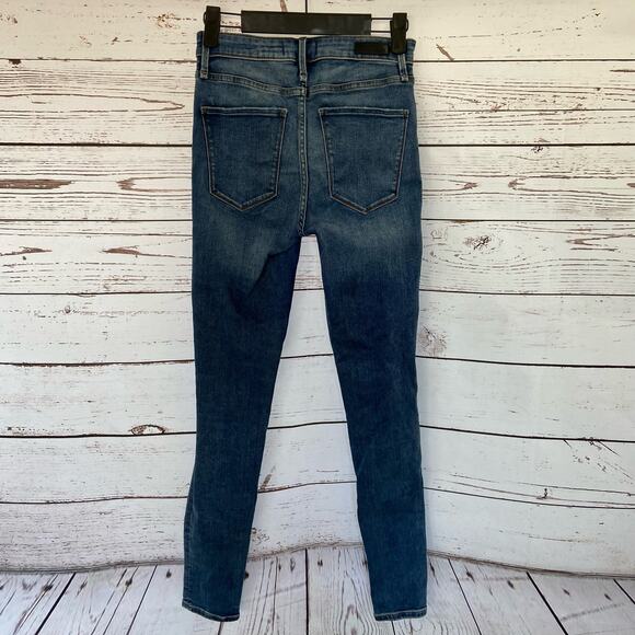 Abercrombie & Fitch 00/24 Distressed Simone High Rise Super Skinny Denim Jeans - Picture 5 of 8